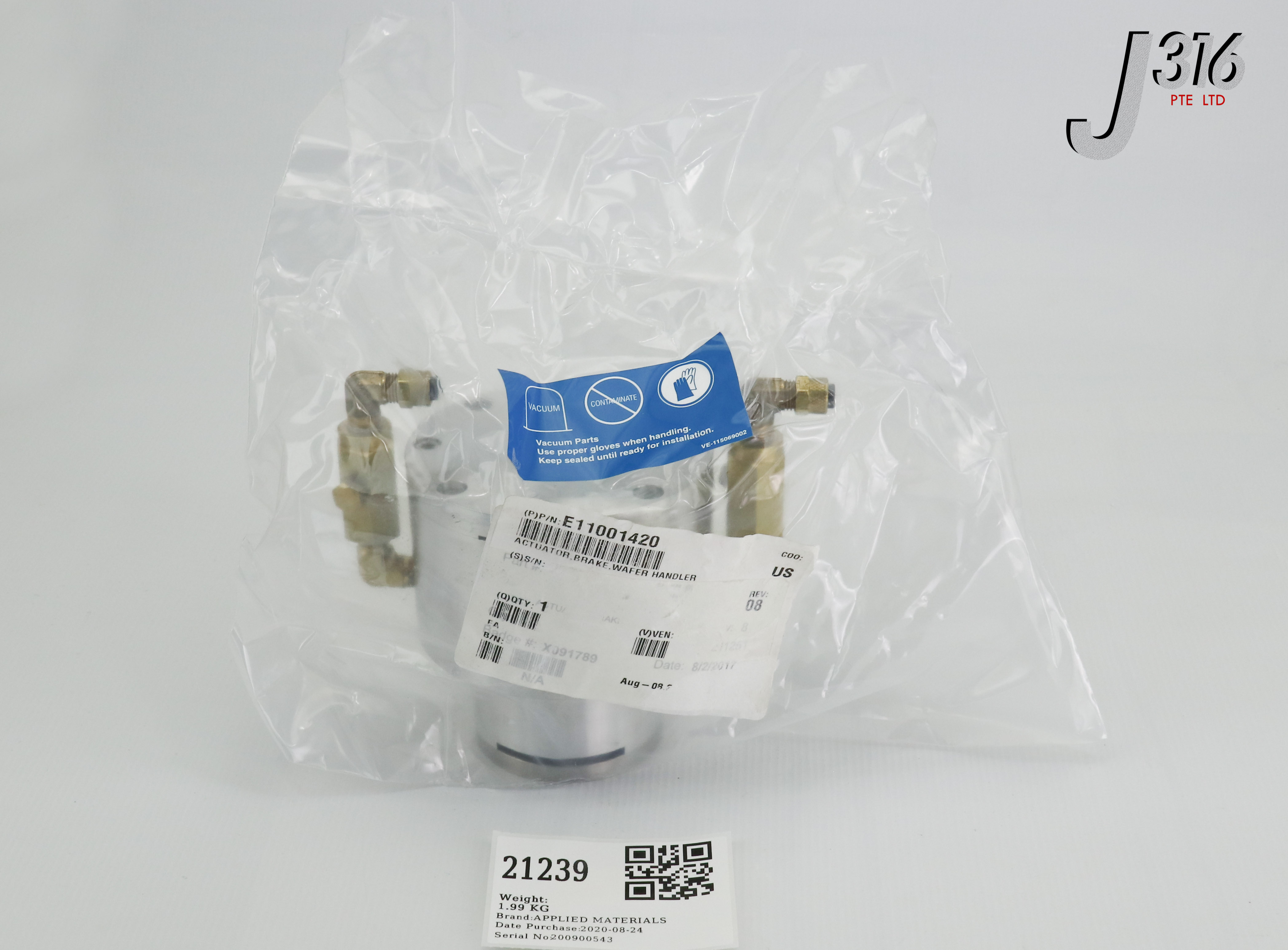 専用1 21239 VARIAN ACT BRAKE WAFER HANDLER E220 (NEW) E11001420 | eBay